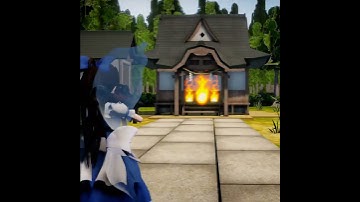 Star blows up the Shrine! [Touhou MMD] #shorts  #mmd #touhou