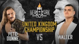 WALTER aims to dethrone Pete Dunne at TakeOver: New York: WWE NXT, April 3, 2019