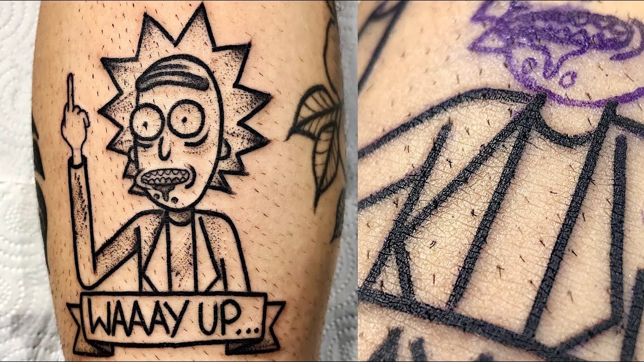 Rick and Morty tattoo  rtattoo