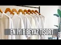 Beyaz Basic Tişört Tavsiyeleri | Oversize ve Farklı Kesimler (linklerle)