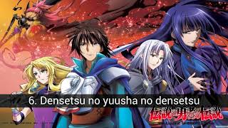 TOP 12 Animes medievales (edad media)