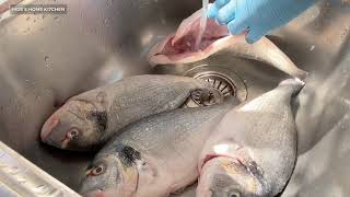 Fish Cooking Easy & Tasty Recipe ( Gilthead Bream With Potato ) .