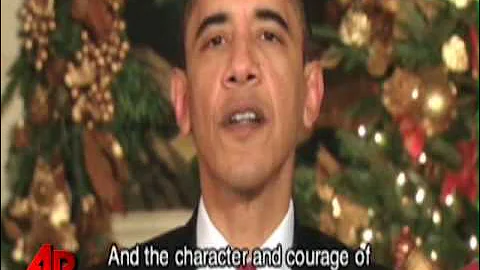 Obamas Salute Military in Christmas Message