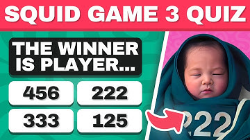 SQUID GAME 3 QUIZ 🦑🎲 | HOW MUCH DO YOU KNOW ABOUT SQUID GAME SEASON 3?
