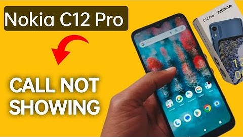 incoming call ringing but not showing Nokia c12 Pro, how to fix incoming call not showing on screen