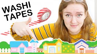 Washi tape haul & Journal with me - Chill Studio Art Vlog