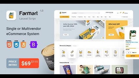 Step By Step Guide to Install and Setup Farmart - Single or Multivendor Laravel eCommerce System