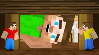 Hiding As TINY PLAYERS In Minecraft HIDE \& SEEK!