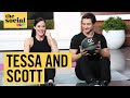 Tessa Virtue and Scott Moir demo their on-the-road workout | The Social