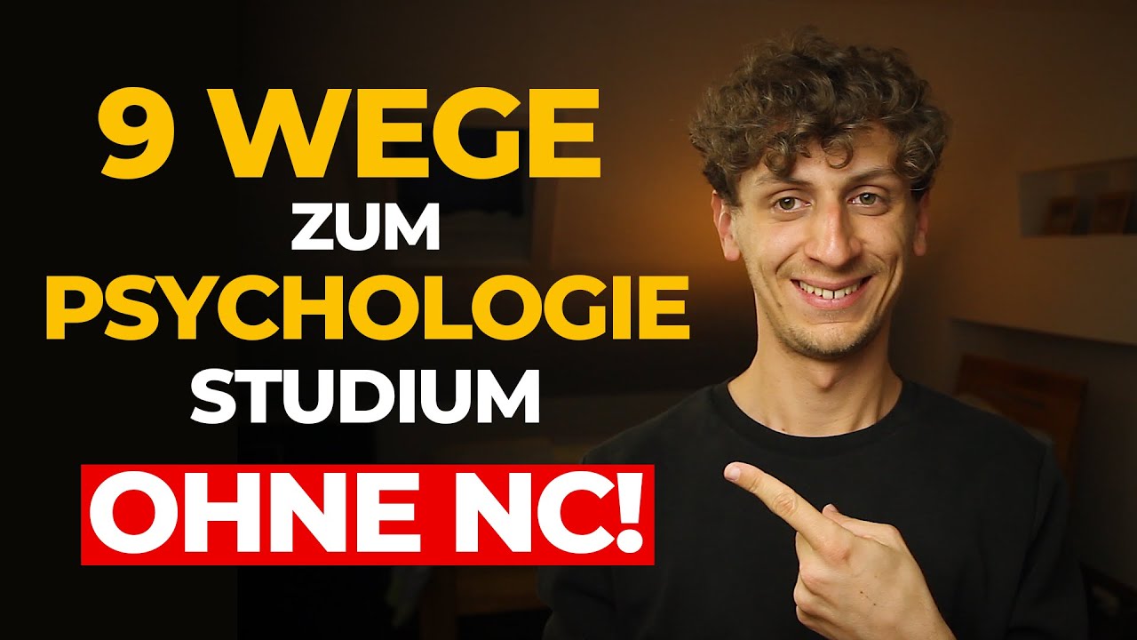 Psychologie studieren ohne NC - So schafft es jeder! - YouTube