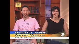 JetBlue 292 emergency landing - CBS - Early Show - 2005-09-22