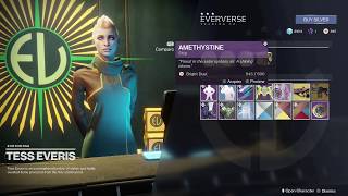 Destiny 2 New Gear List At Tess Get Omega Mechanos Stride