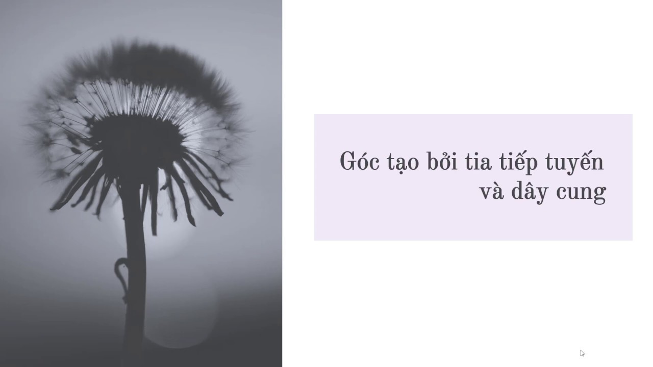 Bài 4: Góc tạo bởi tia tiếp tuyến và dây cung - Toán lớp 9 [ONLINE MATH - OLM.VN]