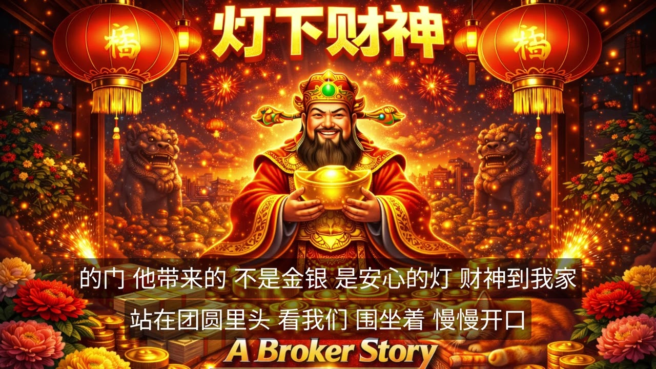 灯下财神
