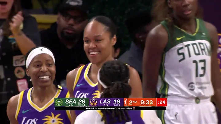 LA Sparks Basketball| Seattle Storm Game Highlights 6.17.25