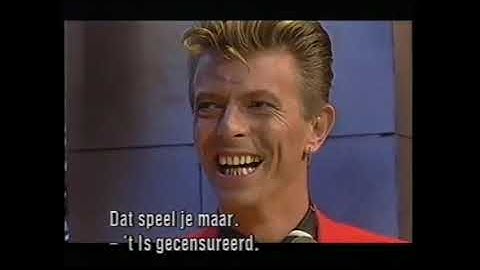 David Bowie / Tin Machine - Countdown -  Dutch TV - INTERVIEW / YOU BELONG IN ROCK N ROLL -  1991