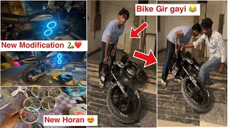 Splendor New MODIFICATION ❤️ Krti But Ajj Nuksaan Hogeya 😮‍💨 | Divraj Vlogs |