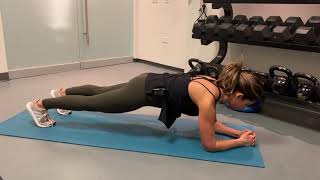 Plank Knee Drops