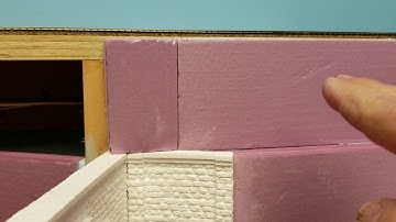 Beginning My Model Railroad HO Scale Tunnel #01 With Foam Board.