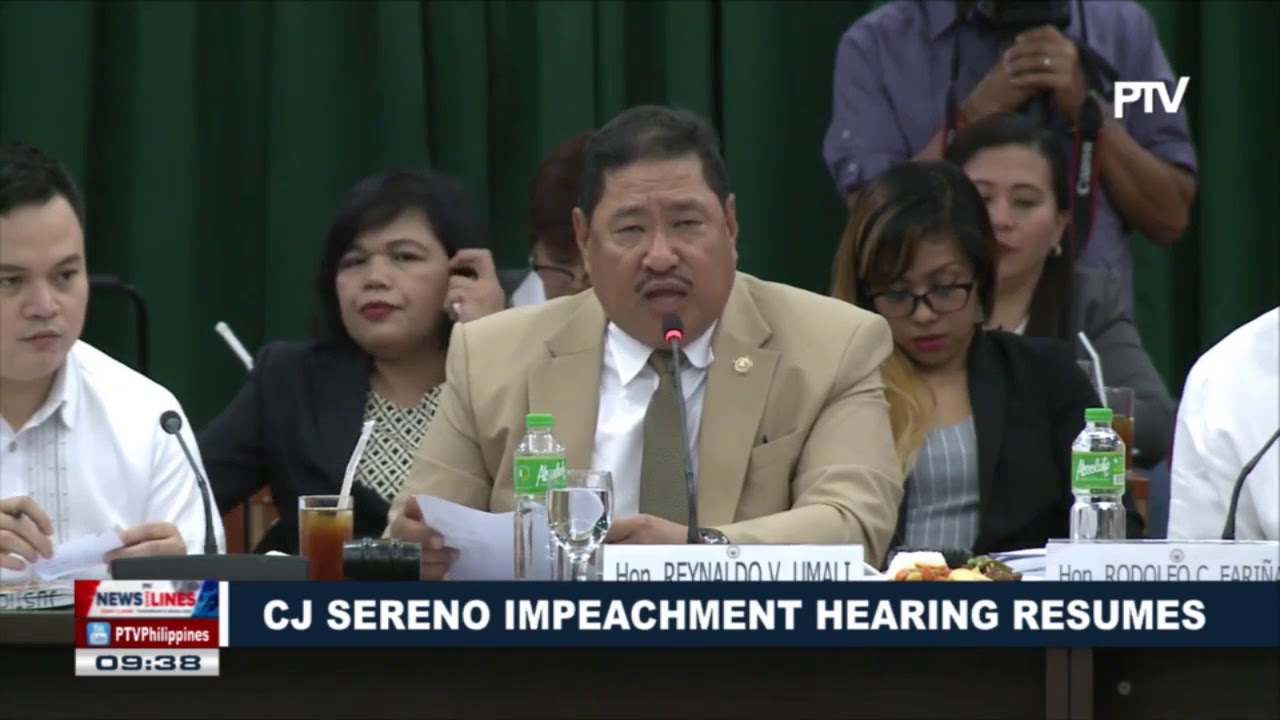 NEWS | CJ Sereno impeachment hearing resumes