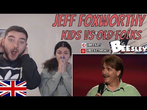FIRST TIME REACTING TO | JEFF FOXWORTHY | Kids Vs. Old Folks