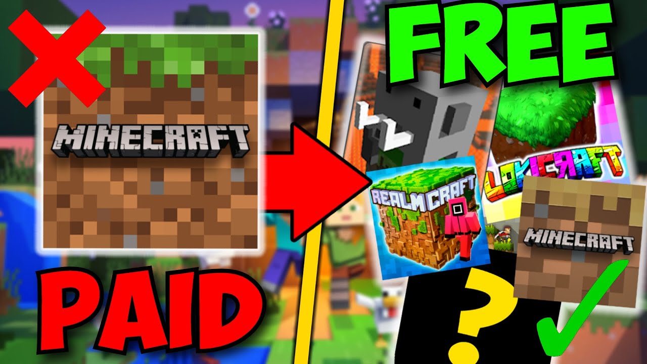 TOP 5 BEST MINECRAFT PE COPY GAMES for FREE in 2022 - (WITH DOWNLOADS) 