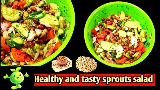 Healthy and tasty sprouts salad? || high protein salad || easy breakfast & dinner recipes