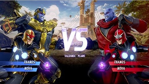 Thanos and NOVA vs Thanos and NOVA - MARVEL VS. CAPCOM: INFINITE