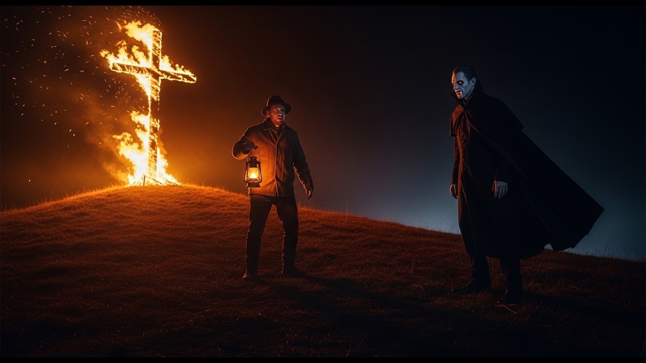 UN PĂSTOR A GĂSIT O CRUCE APRINSĂ PE VÂRFUL DEALULUI — STRIGOIUL A ÎNȚELES SEMNUL