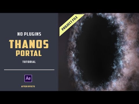 Thanos portal effect with project file [NO PLUGIN][AFTER EFFECTS TUTORIAL]