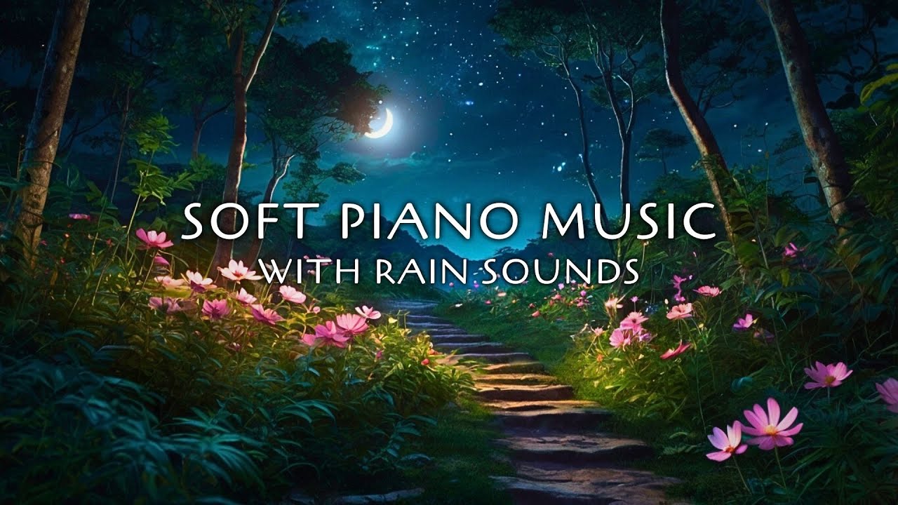 Soft Piano Relaxing Music | Calm Music and Rain Sounds for Deep Sleep ...