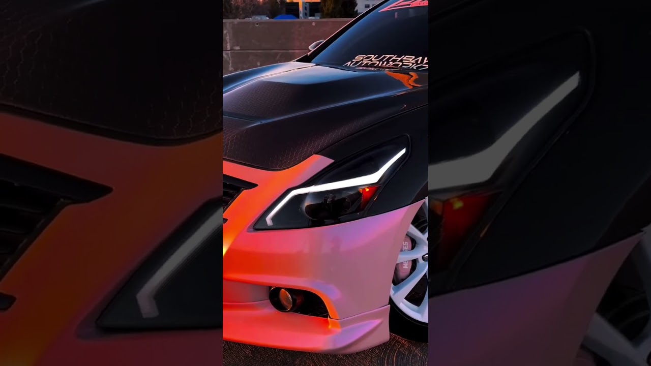 G37 Sedan with Pink Purple wrap! 📷@meneses.xo 