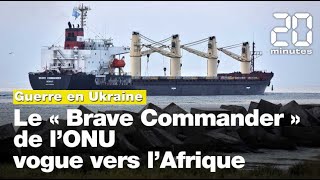 Guerre en Ukraine : Le premier navire humanitaire de l'ONU achemine des céréales vers l'Afrique