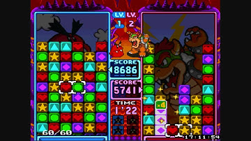 Tetris Attack score attack 63k.