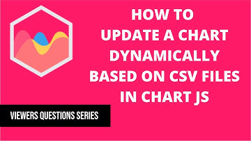 How to update a chart dynamically based on csv files in Chart JS