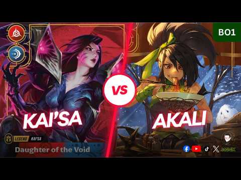 Akali vs Kai'sa (Best of 1) | Online Match