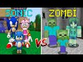 SONİC AİLE HAYAT VS ZOMBİ AİLE HAYAT 😱 - Minecraft