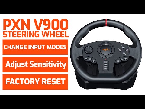 PXN V900 Steering Wheel Modes & Sensitivity Settings | How To Factory Reset | Tutorial