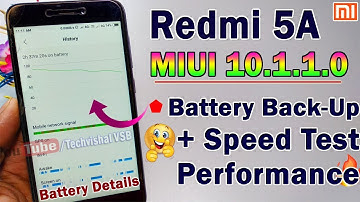 Redmi 5A MIUI 10.1.1.0 Update Battery Review | Battery Backup & Speed Test After MIUI 10.1.1.0