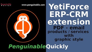 YetiForce ERP-CRM || PAD Textparser Products Table quickly || PDF and email templates