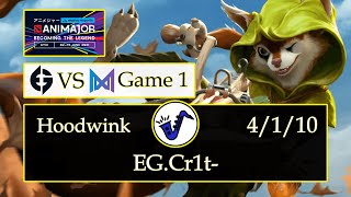 Hoodwink Dota 2 - EG.Cr1t- - 4/1/10 - Soft Support / Pos 4 - Evil Geniuses VS Team Nigma - AniMajor