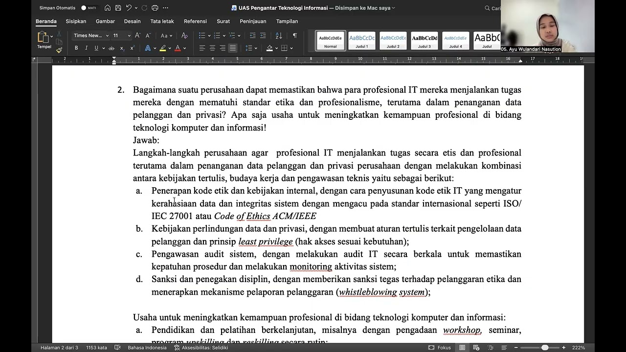 UAS Sitem Informasi Manajemen