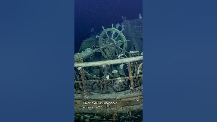 The Endurance, Shackleton's lost ship, has been found in Antarctica.