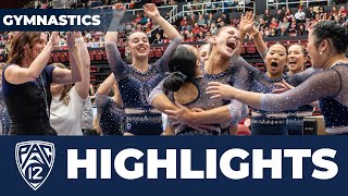 No. 2 Cal vs. No. 22 Stanford Women's Gymnastics Highlights | 2023-24 Season