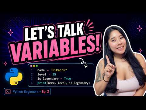 Variables Explained (With Pokémon) | Learn Python for Beginners Ep. 2