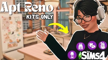 Renovating an Apartment using ONLY The Sims 4 Kits