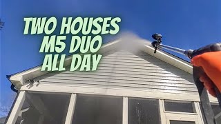Pressure Washing 2 Houses  M5 Duo  Small Business