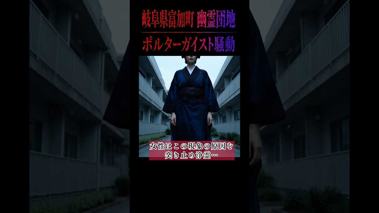 【怖い話】岐阜富加町ポルターガイスト団地#怪談 #ミステリー #都市伝説