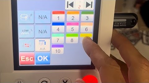 Ricoma EM1010 - Loading and Running 11+ color designs