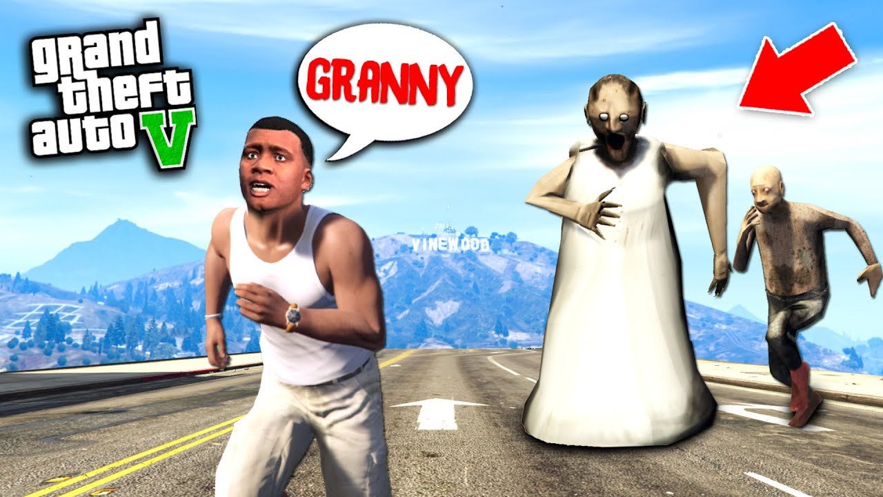 GRANNY si GRANDPA in GTA 5 !
